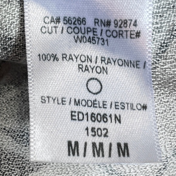 Anthropologie Ella Moss Tulip Floral Neutral Lightweight Shift Dress Size M - Picture 7 of 8